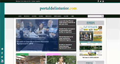 Desktop Screenshot of portaldelinterior.com